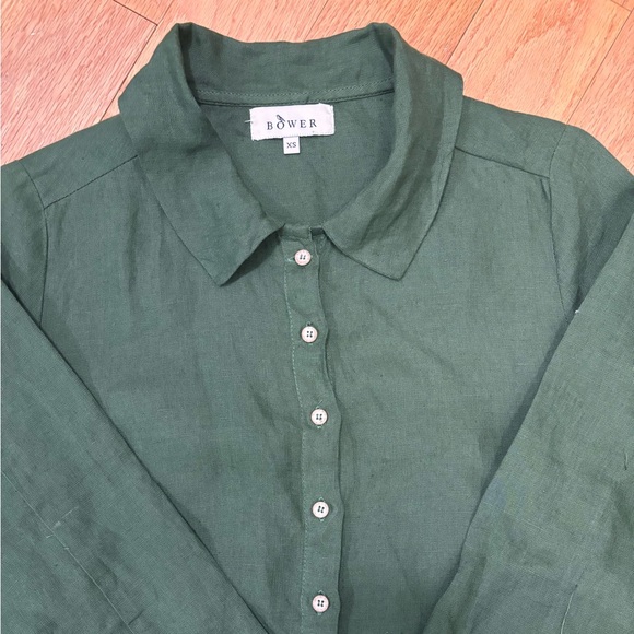 Bower Hand Made Linen Midi Dress - Picture 7 of 13